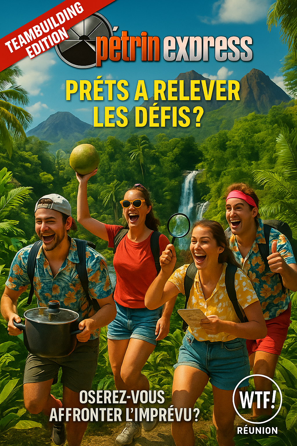 Pékin Express réunion 974 What the fun